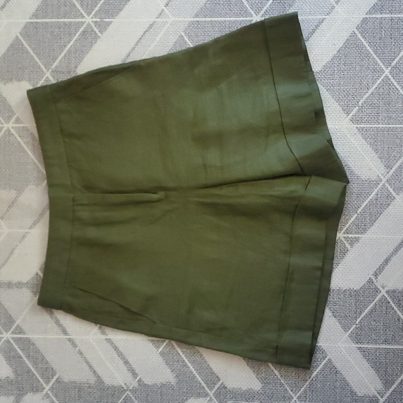 J. Crew Linen Bermuda Shorts - Picture 1 of 5